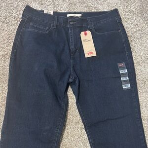 Levi's Men's Deep Indigo Slim Straight Jeans